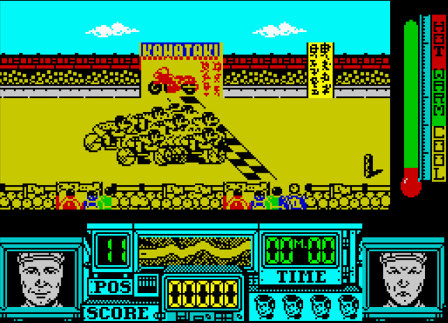 Tour de Force - ZX Spectrum game screenshot (1987) by Gremlin Graphics
